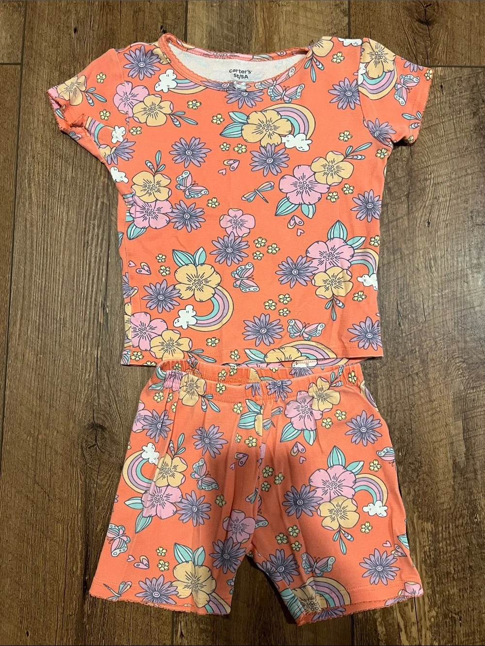 Carter’s Toddler Girl Short Pajamas Bundle, 5T